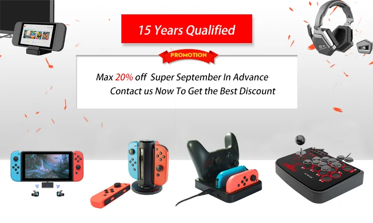 Hot Selling 380mAh Rechargeable Battery Joystick Gamepad Controller Gamepad for Nintendo - Gallery Image 5
