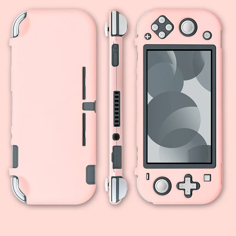 Pink Protective PC Hard Shell Housing Case for Nintendo Lite Console