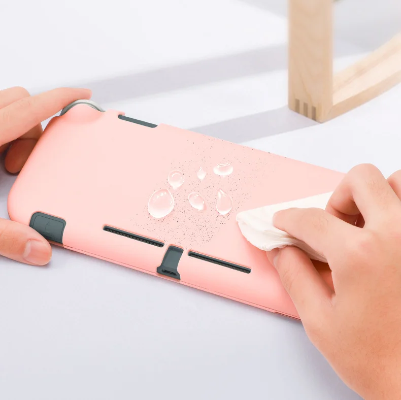 Pink Protective PC Hard Shell Housing Case for Nintendo Lite Console - Gallery Image 2