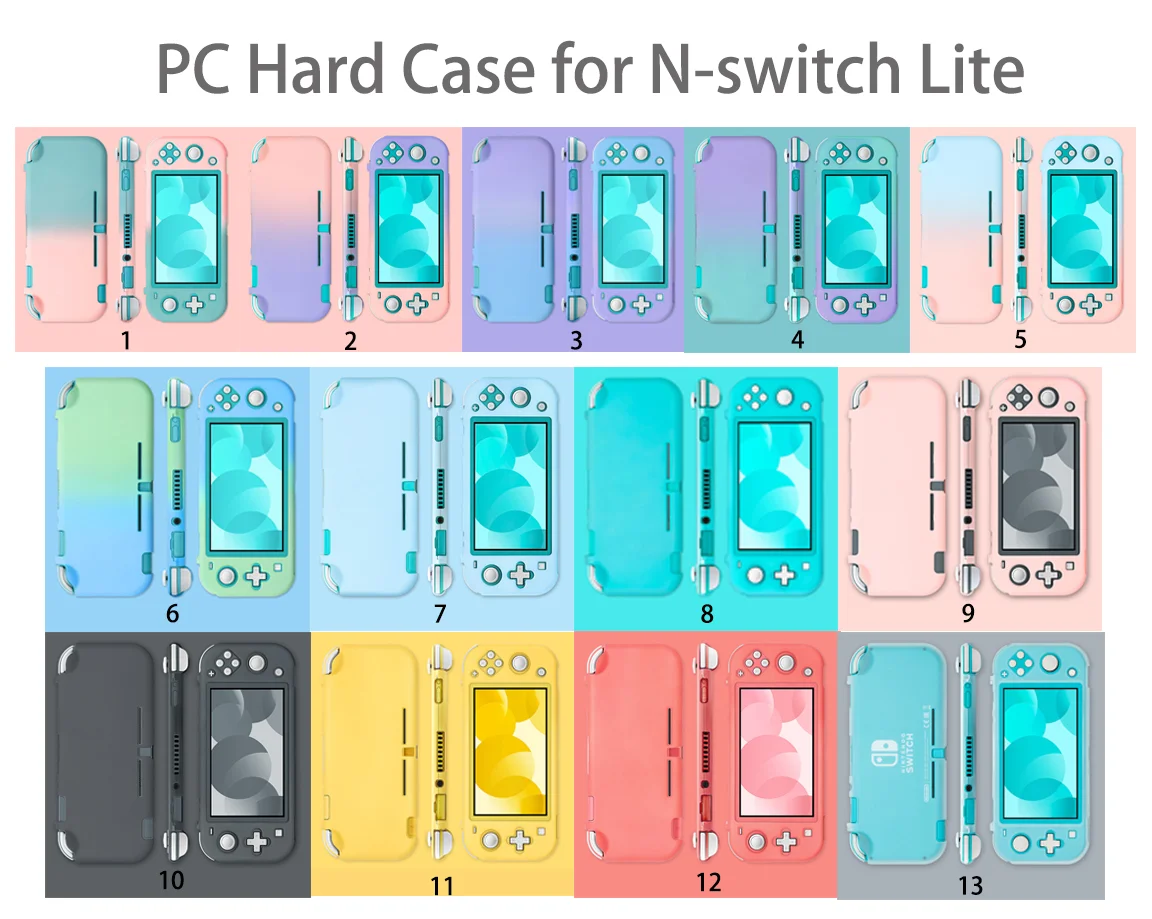 Pink Protective PC Hard Shell Housing Case for Nintendo Lite Console - Gallery Image 3