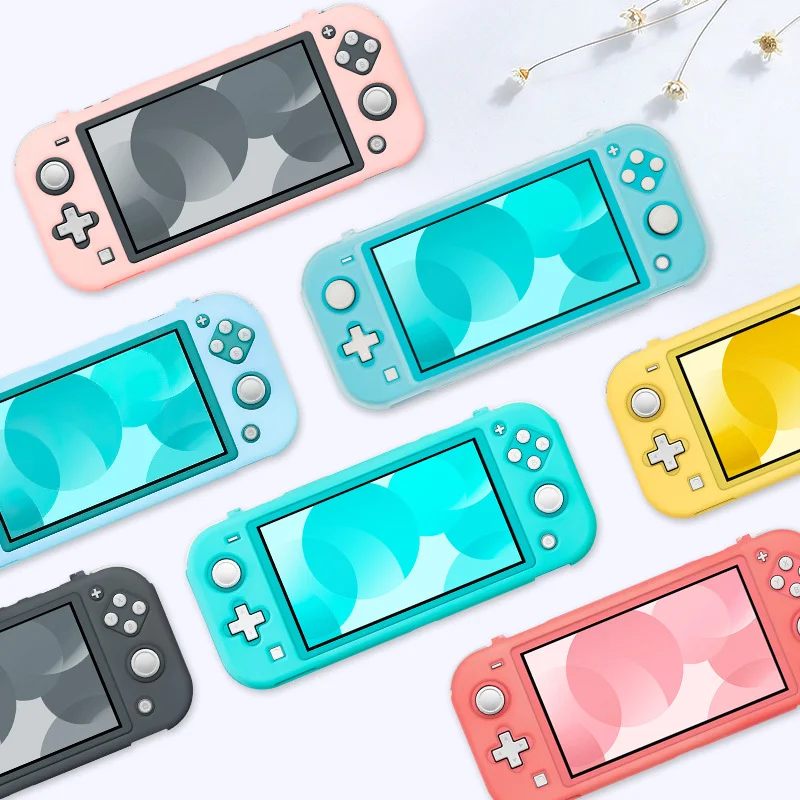 Pink Protective PC Hard Shell Housing Case for Nintendo Lite Console - Gallery Image 4