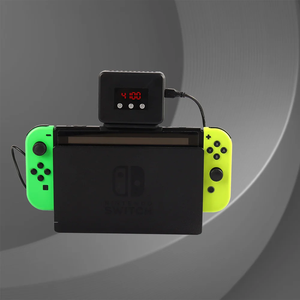 Radiator Base With Cooling Fan for Nintendo Switch Console Cooler Heat Sink With LED Display for NS Switch Accessories - Gallery Image 4