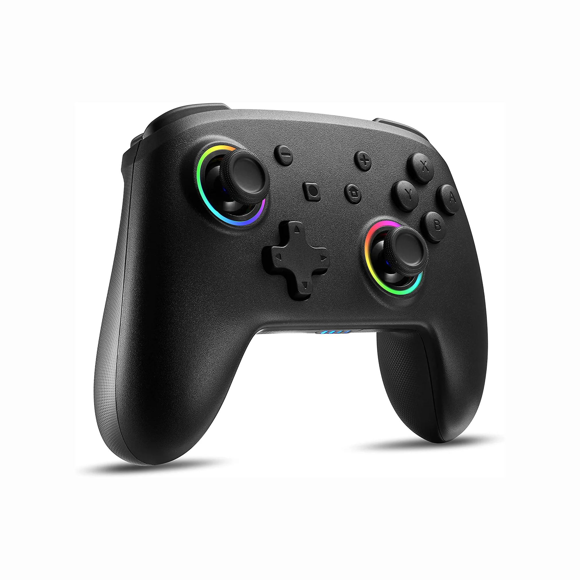 Pro Controller Wireless Gamepad With 8 LED Colors Motion Control Dual Vibration Turbo Compatible With Lite