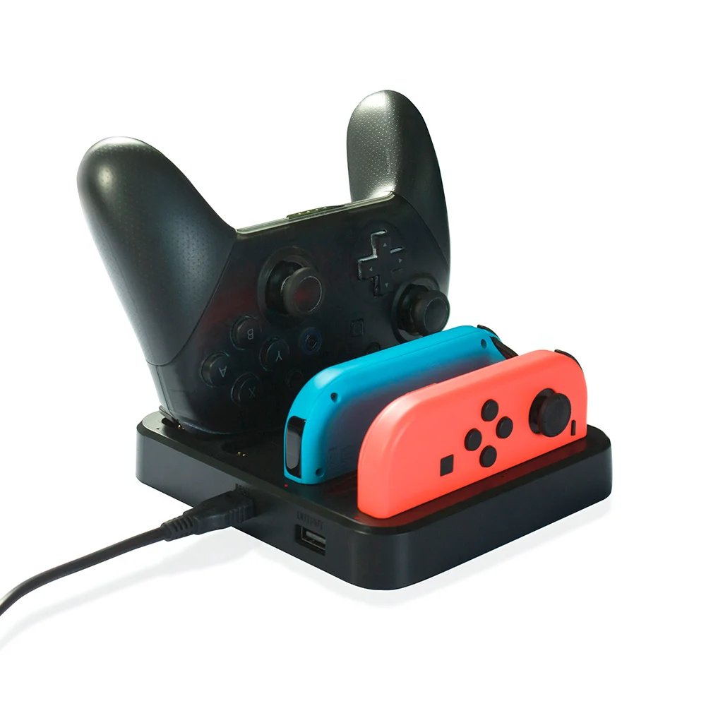 Pro Switch Wireless Controller Docking Station Fast Charger Stand for Nintendo Switch Joycon Pro Controller - Gallery Image 3