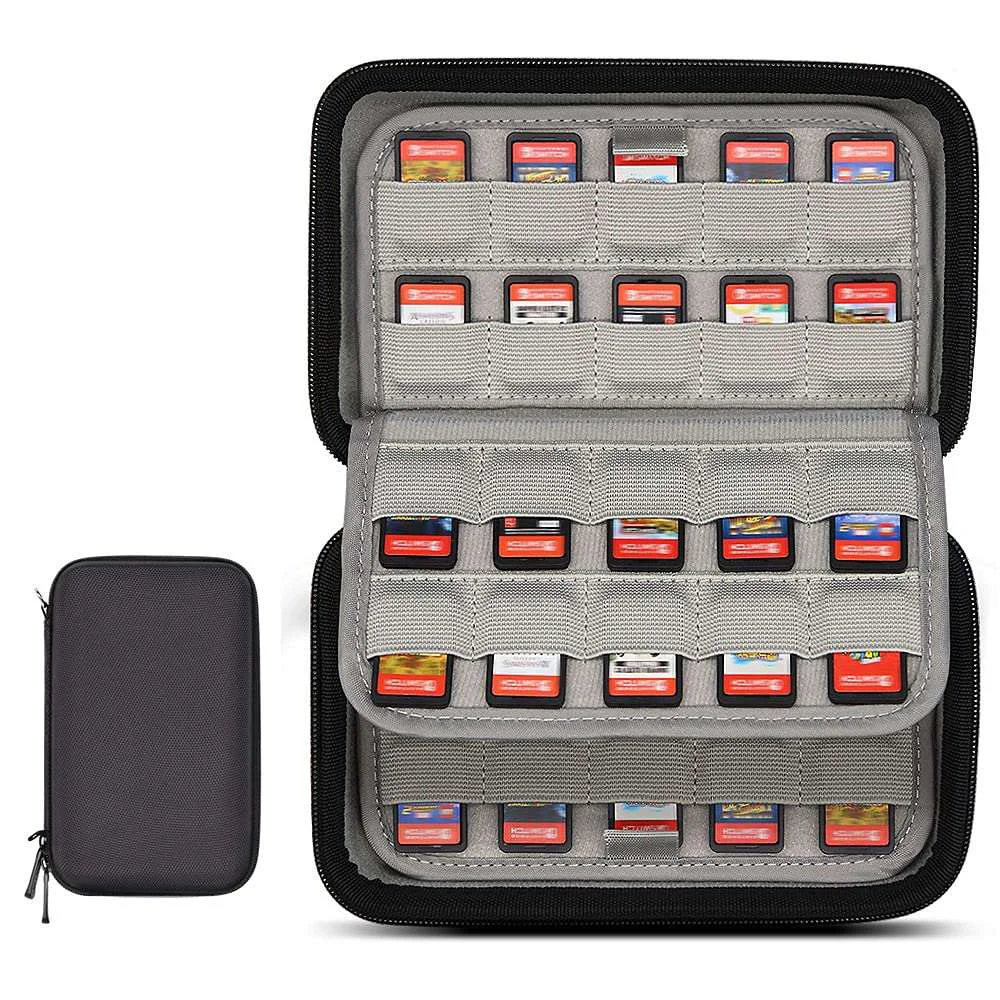 80 Game Case Game Card Storage Holder or SD Memory Card Case for
