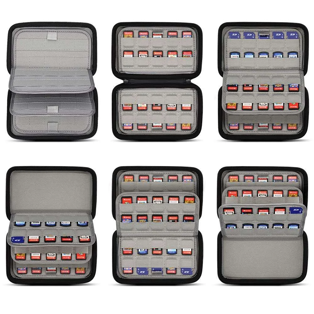 80 Game Case Game Card Storage Holder or SD Memory Card Case for - Gallery Image 2
