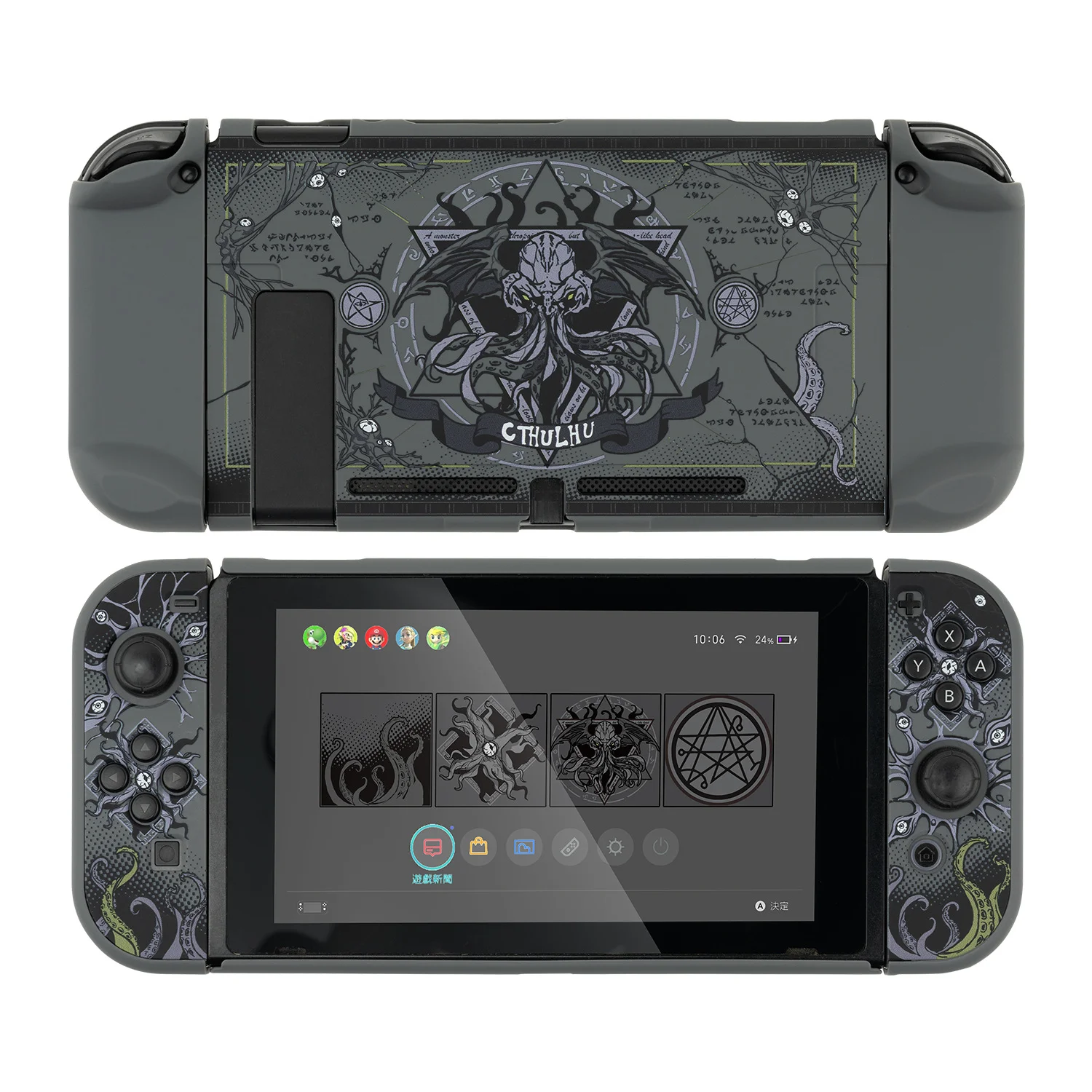 Cthulhu Switch Case Protective Cover Case for Nintendo Switch Joy-Con