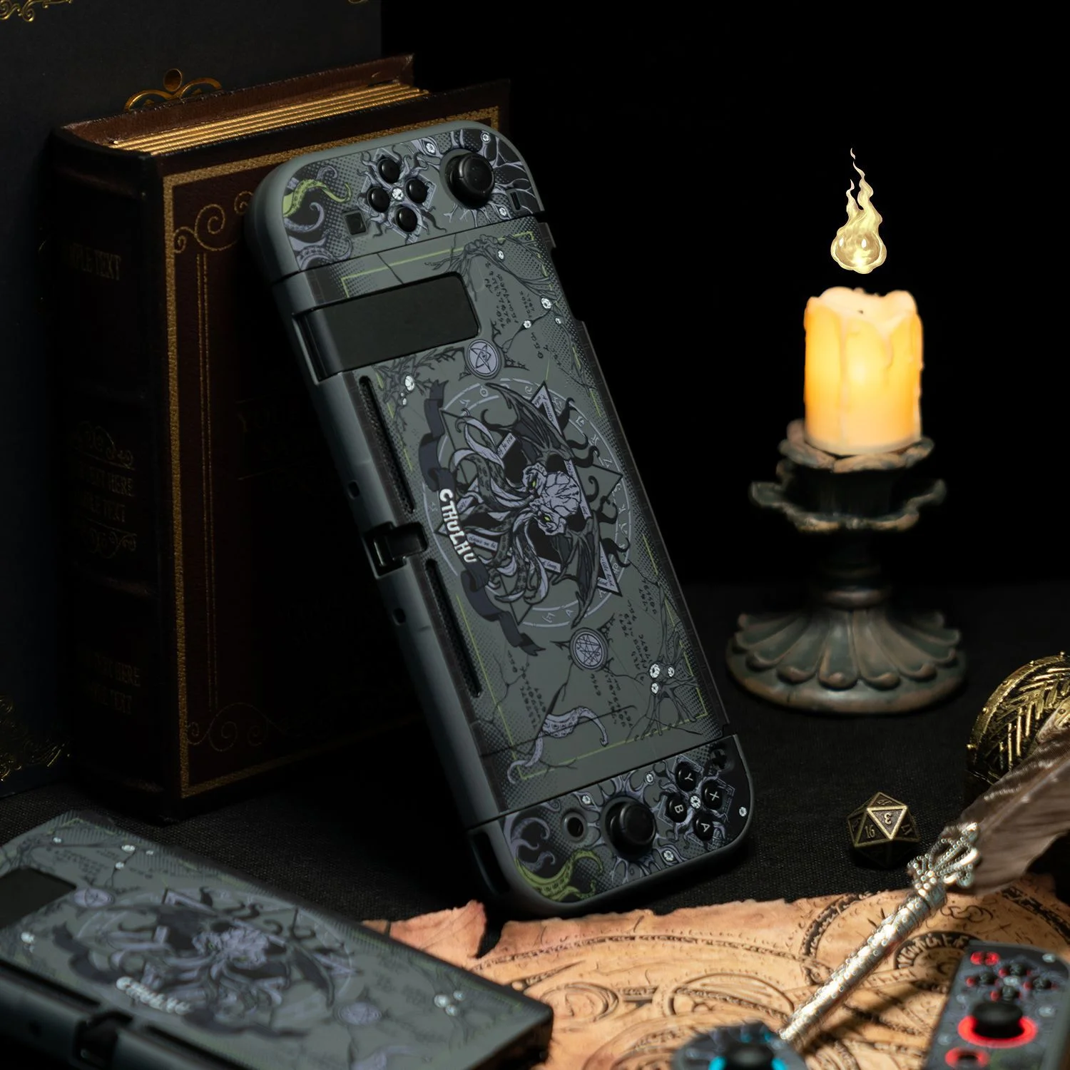 Cthulhu Switch Case Protective Cover Case for Nintendo Switch Joy-Con - Gallery Image 2