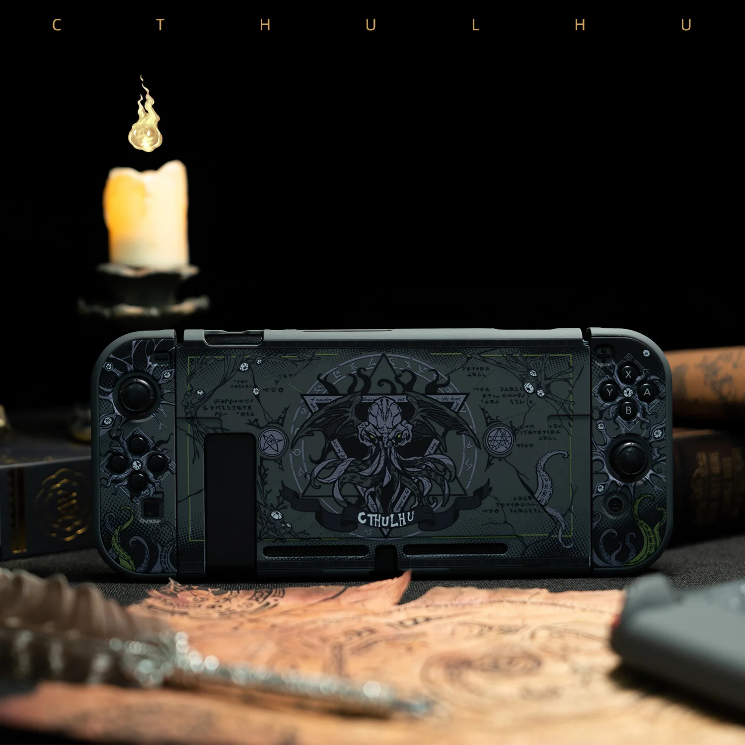 Cthulhu Switch Case Protective Cover Case for Nintendo Switch Joy-Con - Gallery Image 3