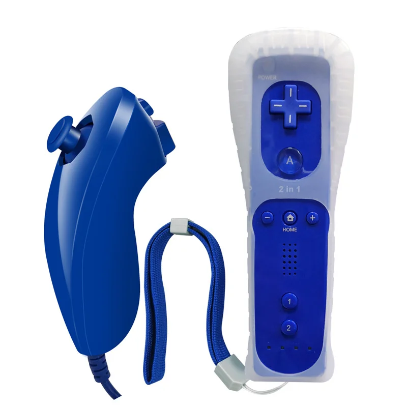Remote Controller Remote Controllers With Silicon Case for Wii Nintendo for Wii and Wii U Not Motion Plus - SKU Option 2