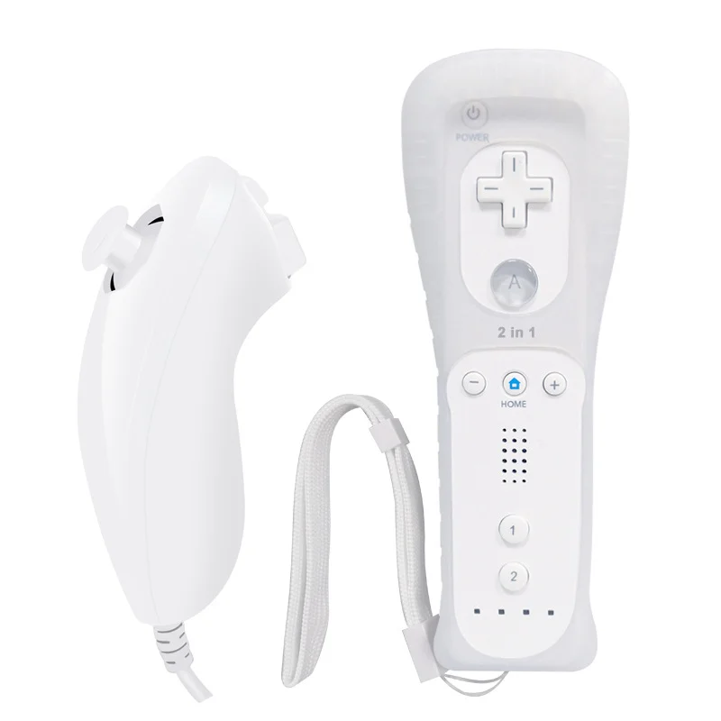 Remote Controller Remote Controllers With Silicon Case for Wii Nintendo for Wii and Wii U Not Motion Plus - Gallery Image 4