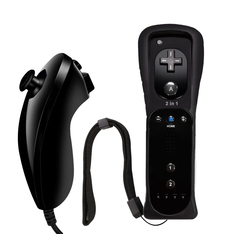 Remote Controller Remote Controllers With Silicon Case for Wii Nintendo for Wii and Wii U Not Motion Plus - Gallery Image 5