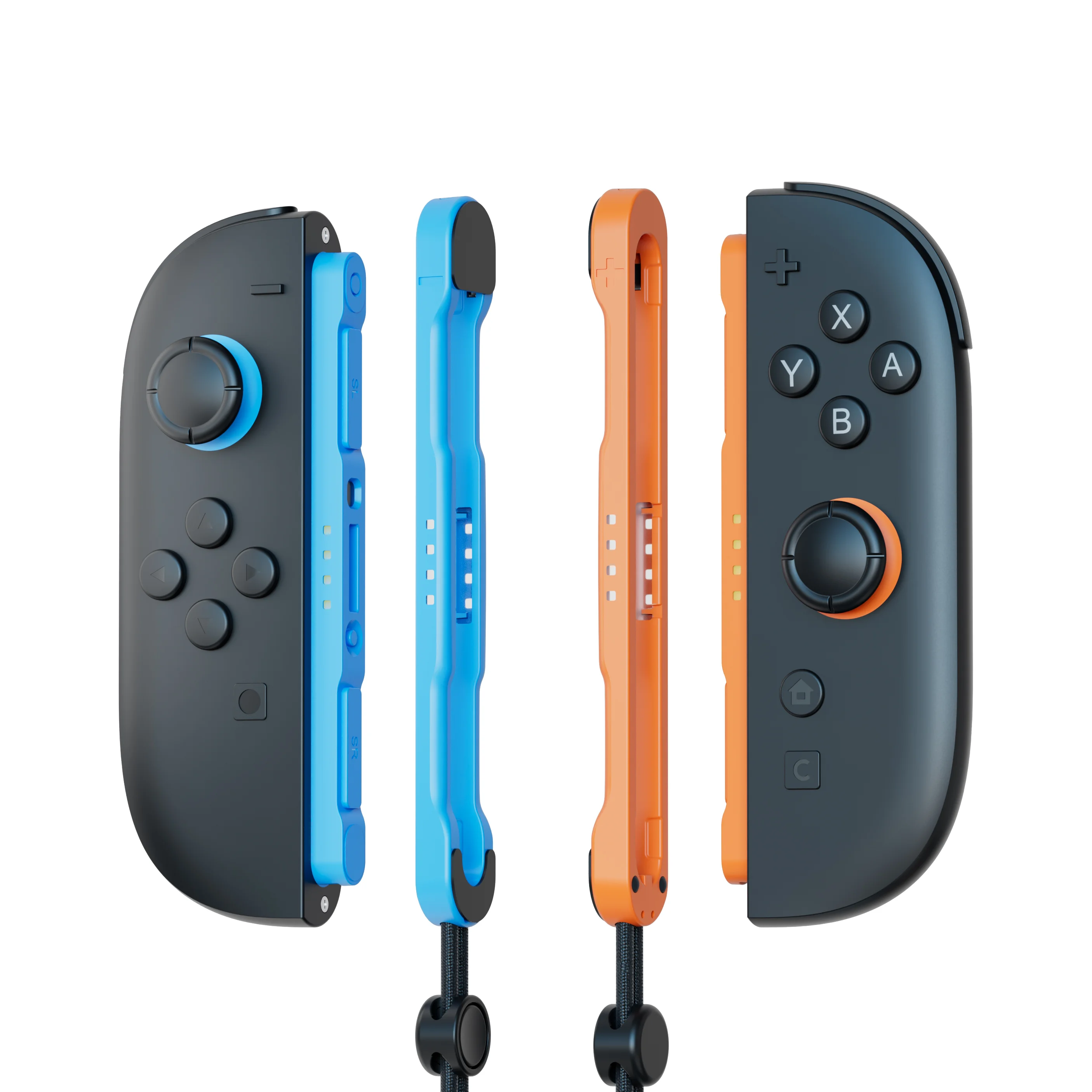 Wrist Lanyard Controller Grip Strap Controller Holder for Nintendo 2 Joycon - Gallery Image 2