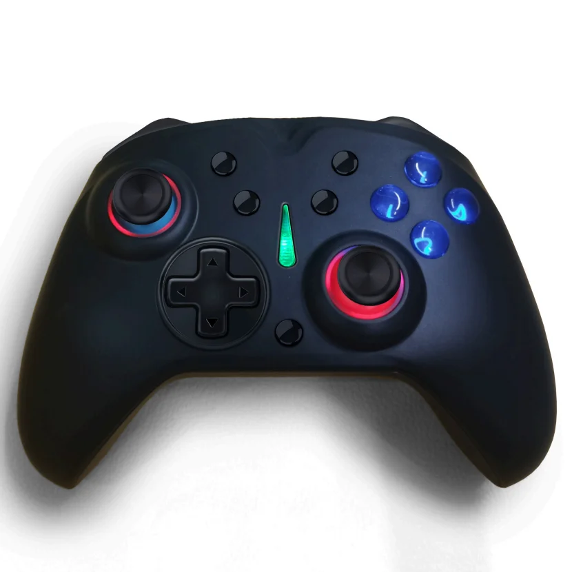 Manette Mando BT Wireless RGB Lighting Joystick Game Controller Gamepad Gaming Joypad for Nintendo