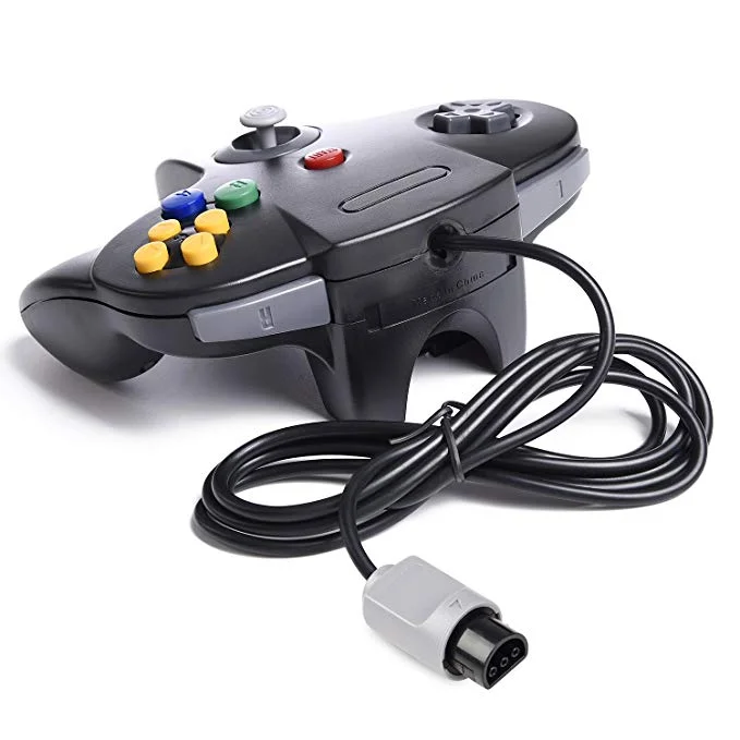 2.1m Classic Retro Wired Game Joystick Joypad Nintendo 64 Controller for Nintendo N64 - Gallery Image 2