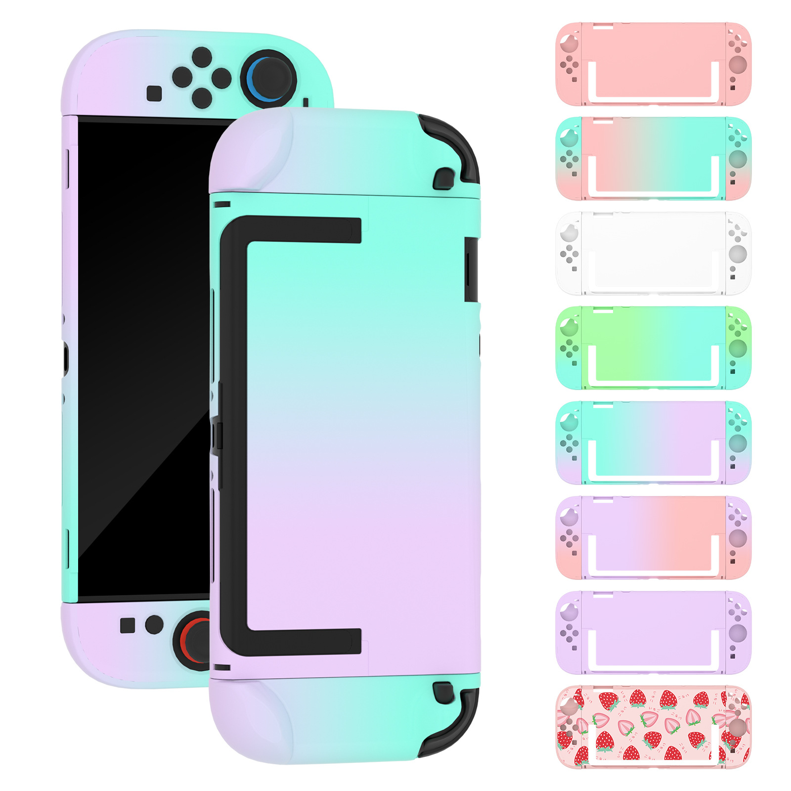 Protective Case Crystal case for Nintendo Switch 2nd Generation Console NS2 Gradient Protective Case Crystal PC Hard Shell - Gallery Image 9