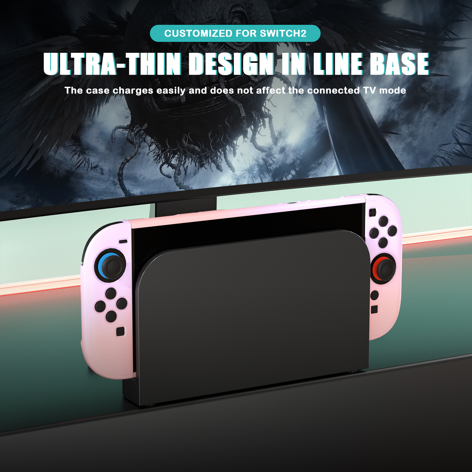 Protective Case Crystal case for Nintendo Switch 2nd Generation Console NS2 Gradient Protective Case Crystal PC Hard Shell - Gallery Image 12