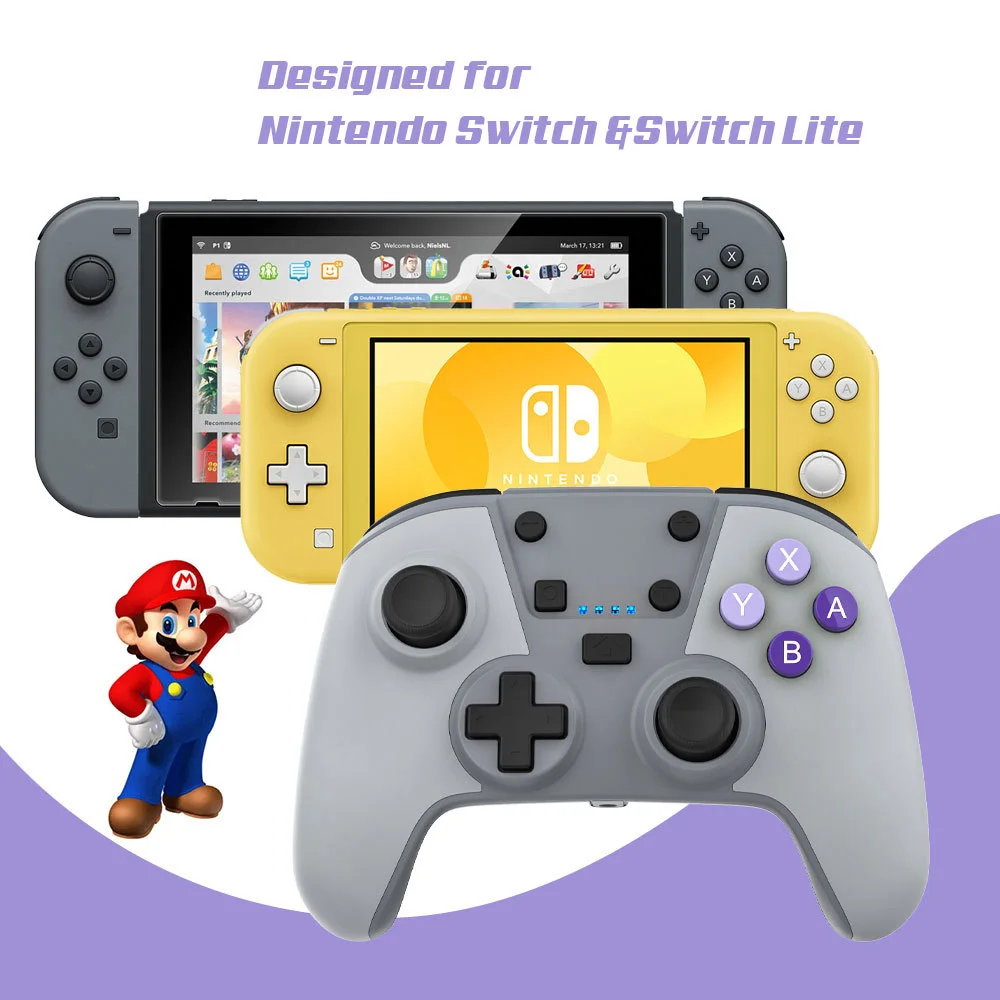Wireless Pro Controller With Headphone Jack Wireless Controller Remote Gamepad for Nintendo - Gallery Image 5