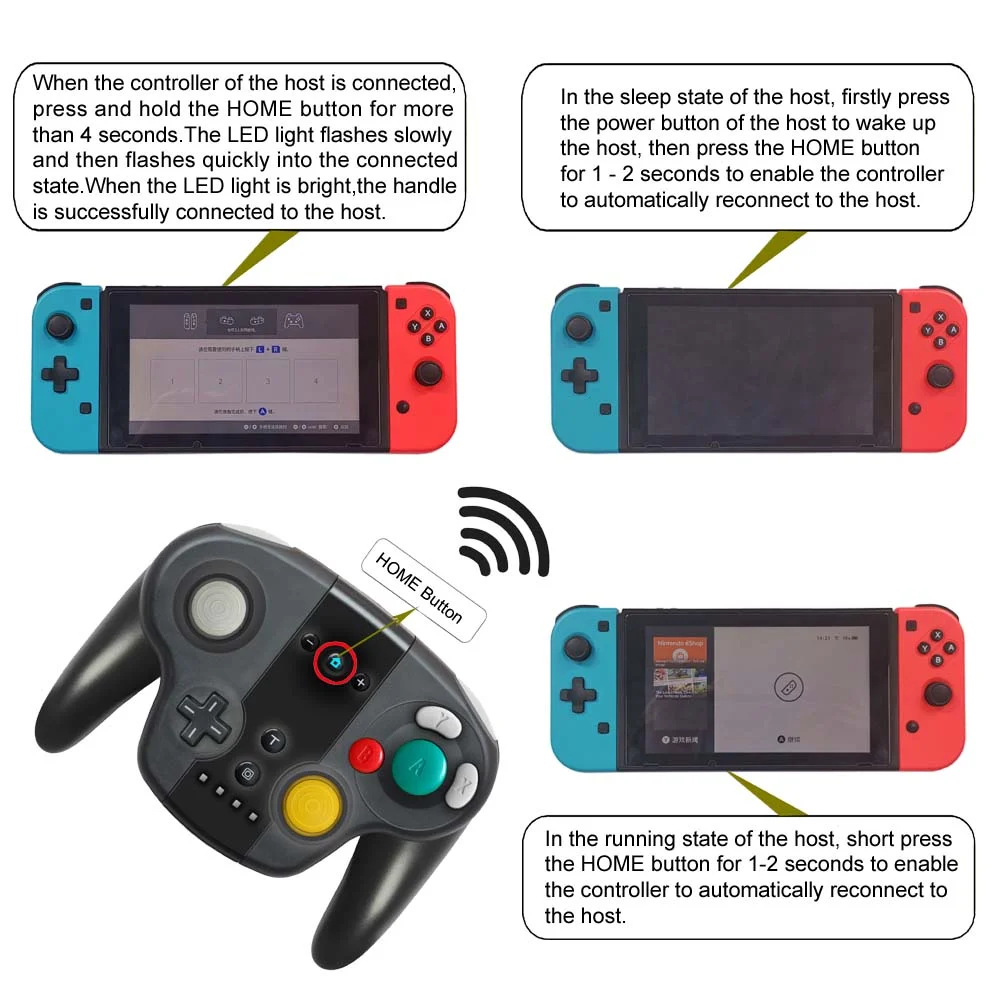 Controller Palanca De Control 64 Wireless Remote Controller for Nintendo - Gallery Image 5