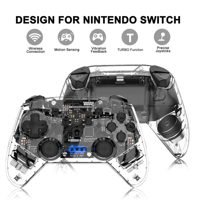 Pro Control De Wired Wireless BT Cyber Mini Controles Para Nintendo Controller for Nintendo - Gallery Image 2