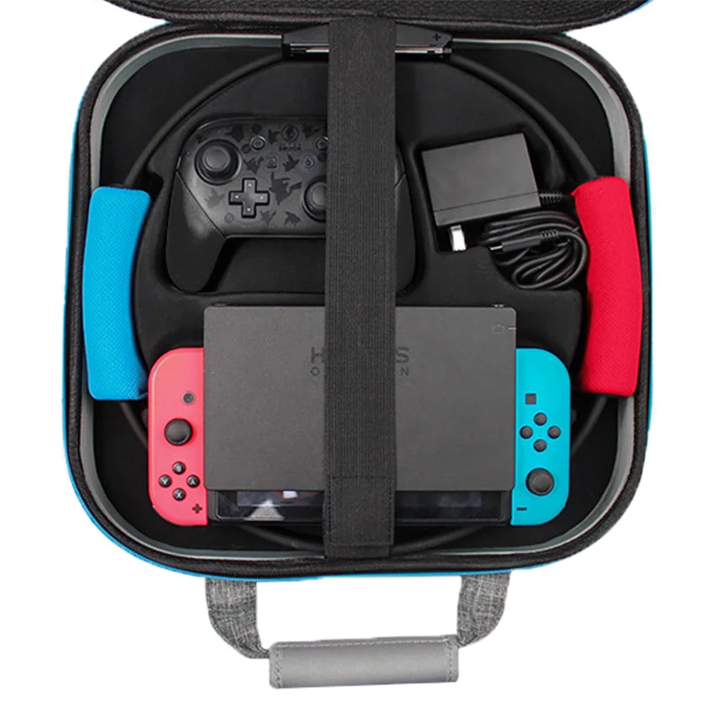 Ring Fit Adventure EVA Storage for Ring-con Nintendo Switch Console Docking AC Adapter Game Card Pro Controller - Gallery Image 2