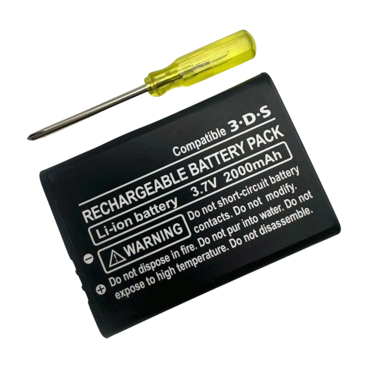 2000mAh Battery for Old 3DS Game Console Li-ion Replacement Battery