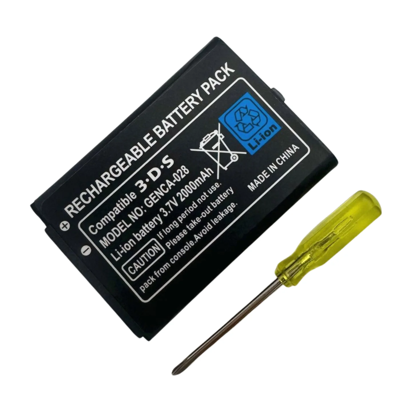 2000mAh Battery for Old 3DS Game Console Li-ion Replacement Battery - Gallery Image 4