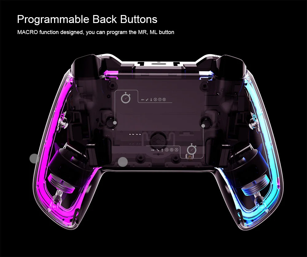 Controller Lite OLED Controller Pro Controller With RGB Breathing LED Remote Supports Multi-Platform - Gallery Image 2