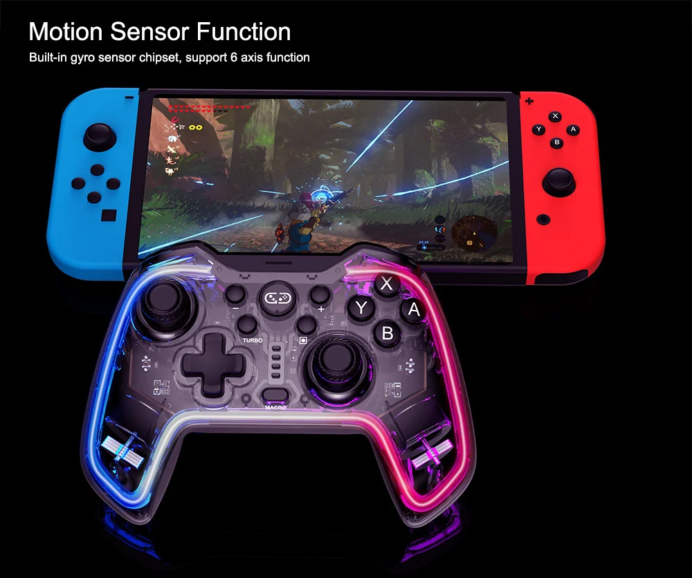 Controller Lite OLED Controller Pro Controller With RGB Breathing LED Remote Supports Multi-Platform - Gallery Image 5