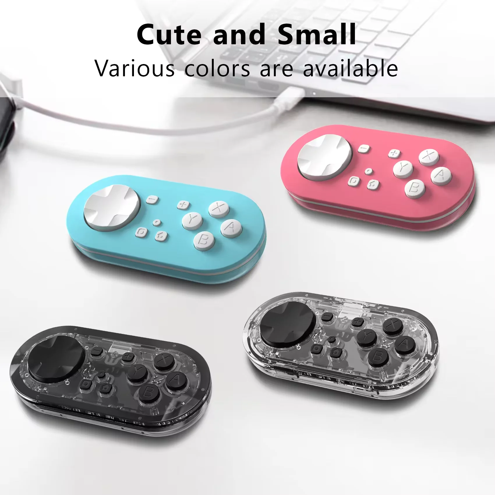 Wireless BT Controller for Anki Remote Mac Gamepad Sized Mini Controller for Windows Android MacOS - Gallery Image 2