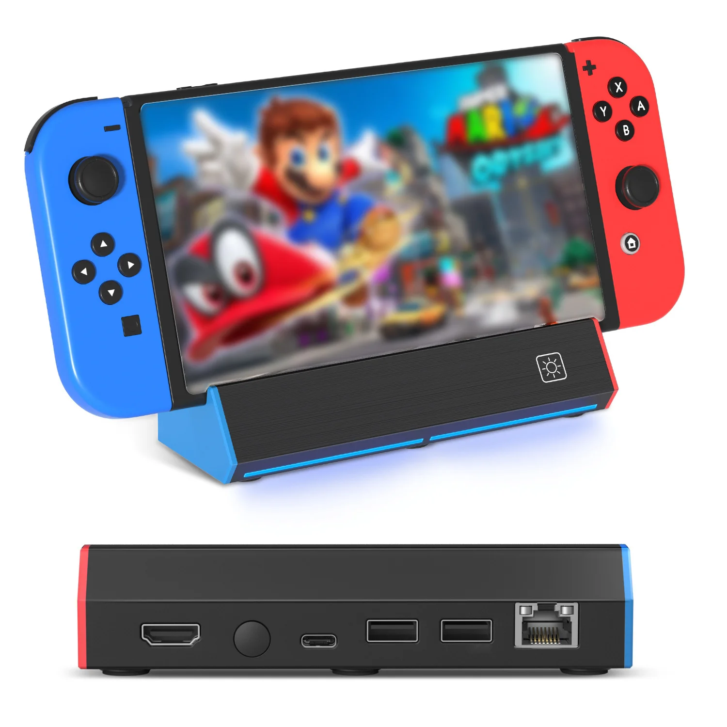 Dock for Nintendo /OLED Portable Docking Station TV 4K Adapter Type C USB Port Travel Charging Dock - Gallery Image 2