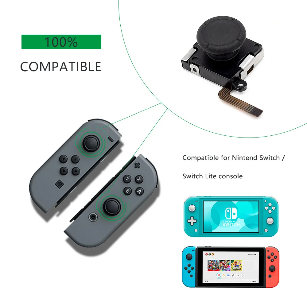 25 in 1 3D Joystick Analog Repair Tool Kit Part for Nintendo Switch Joycon - Gallery Image 2