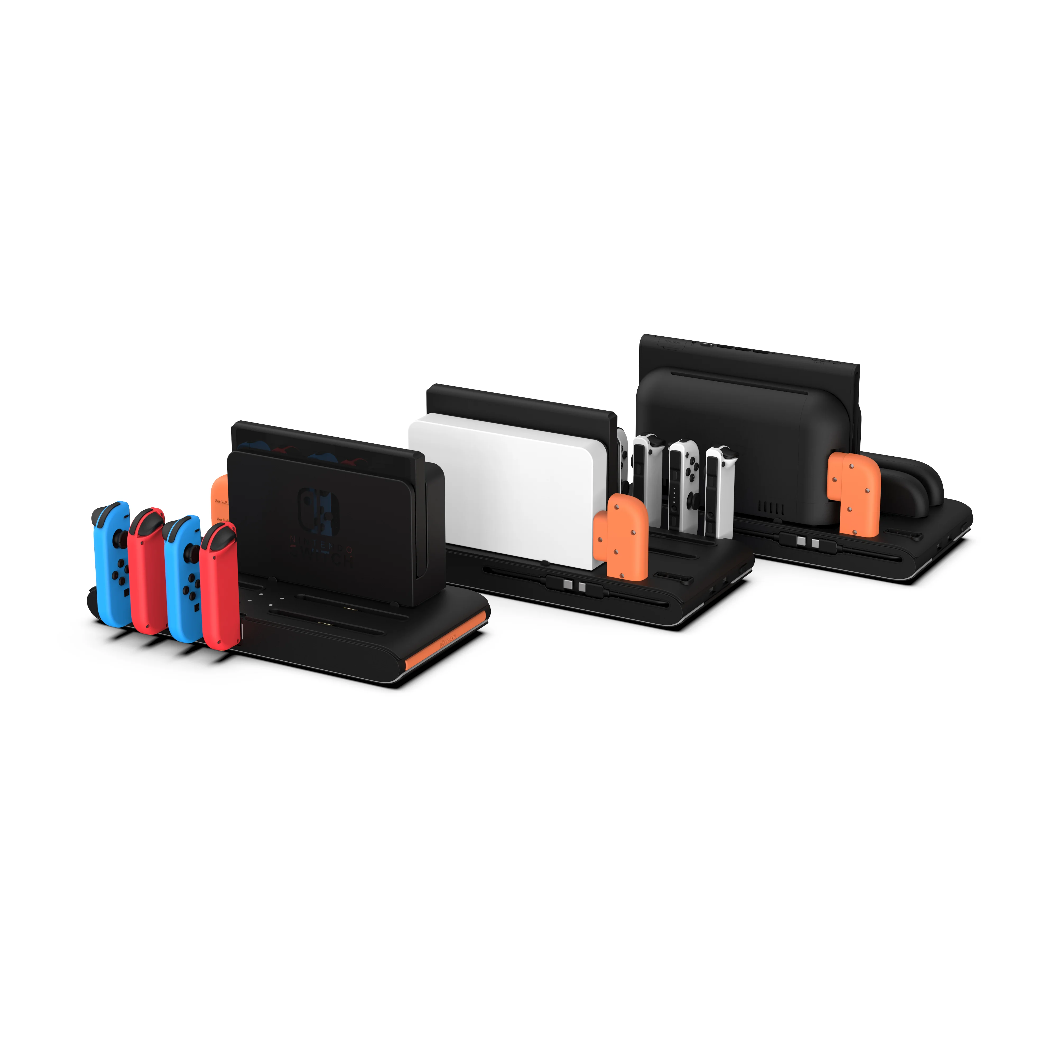 Switch 2 Accessories Charging Dock Storage Station Organizer Rack for Nintendo Switch/OLED/Switch 2 - Gallery Image 3