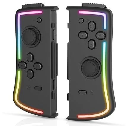 Controller for Nintendo Replacement Controller With RGB LED Wireless Remote for Games Controllers