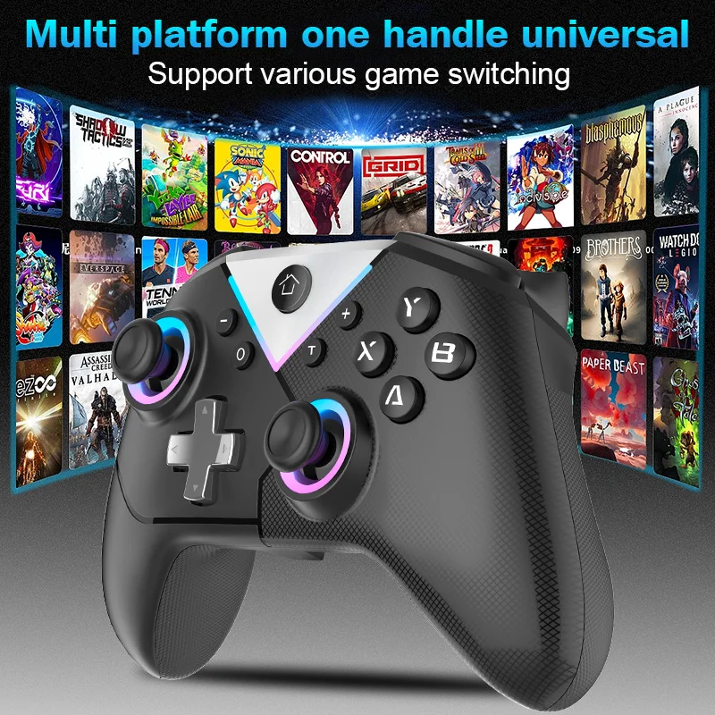 BT Controller Hall Effect Joystick Update Gaming Controller for IOS Windows Steam Deck Android - Gallery Image 5