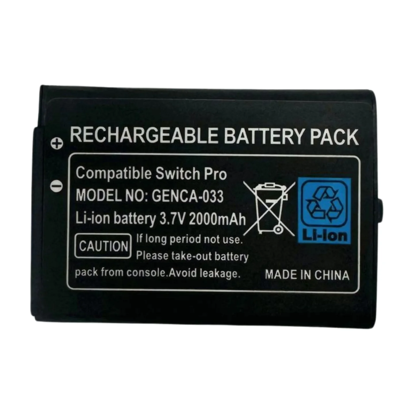 Replacement Battery 1Pcs Rechargeable Lithium-ion Battery Pack 2000mAh 3.7V Batteries for Nintendo Switch Pro Controller - Gallery Image 2
