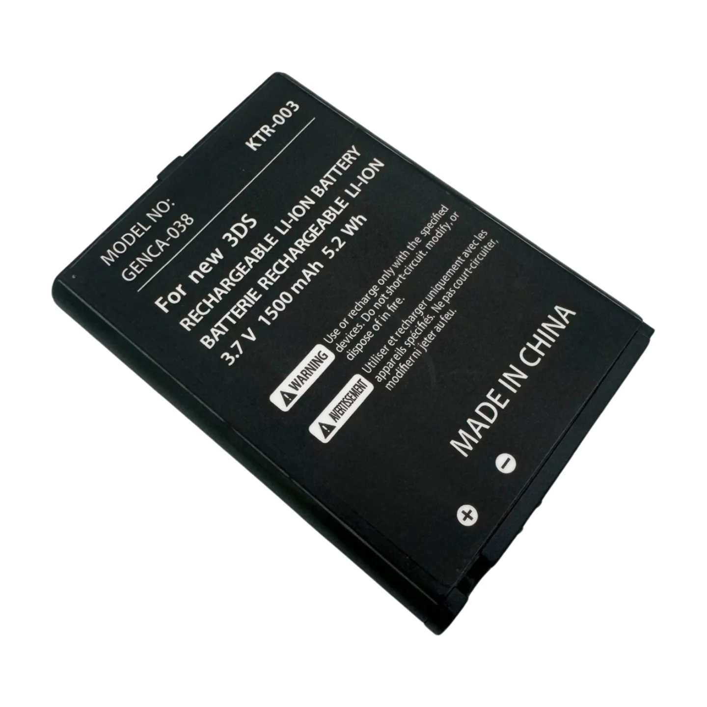 New 3DS Battery KTR-003 3.7V 1400mAh Replacement for Nintendo New 3DS Game Player Battery - Gallery Image 5
