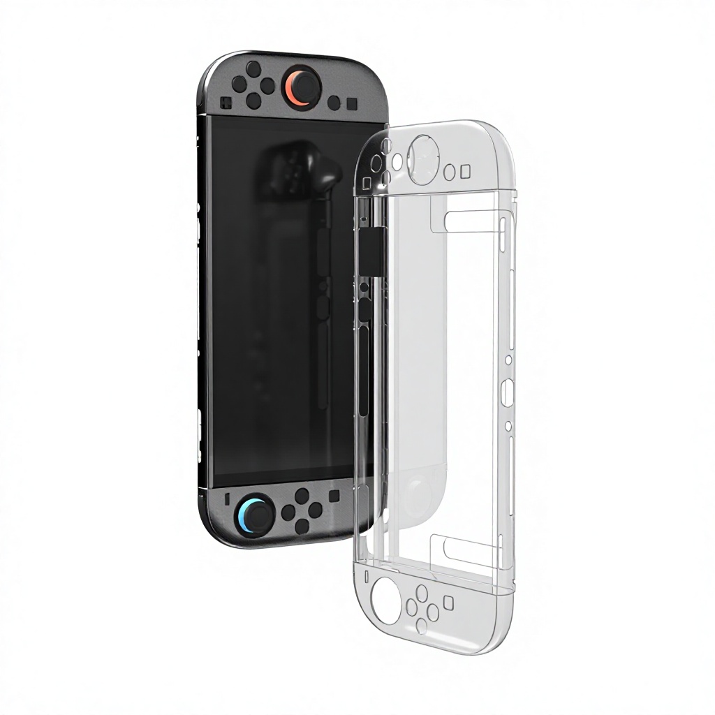 Transparent Hard Shell for Nintendo Switch 2 Console PC Clear Crystal Protective Cover Controller Case Accessories - Gallery Image 2