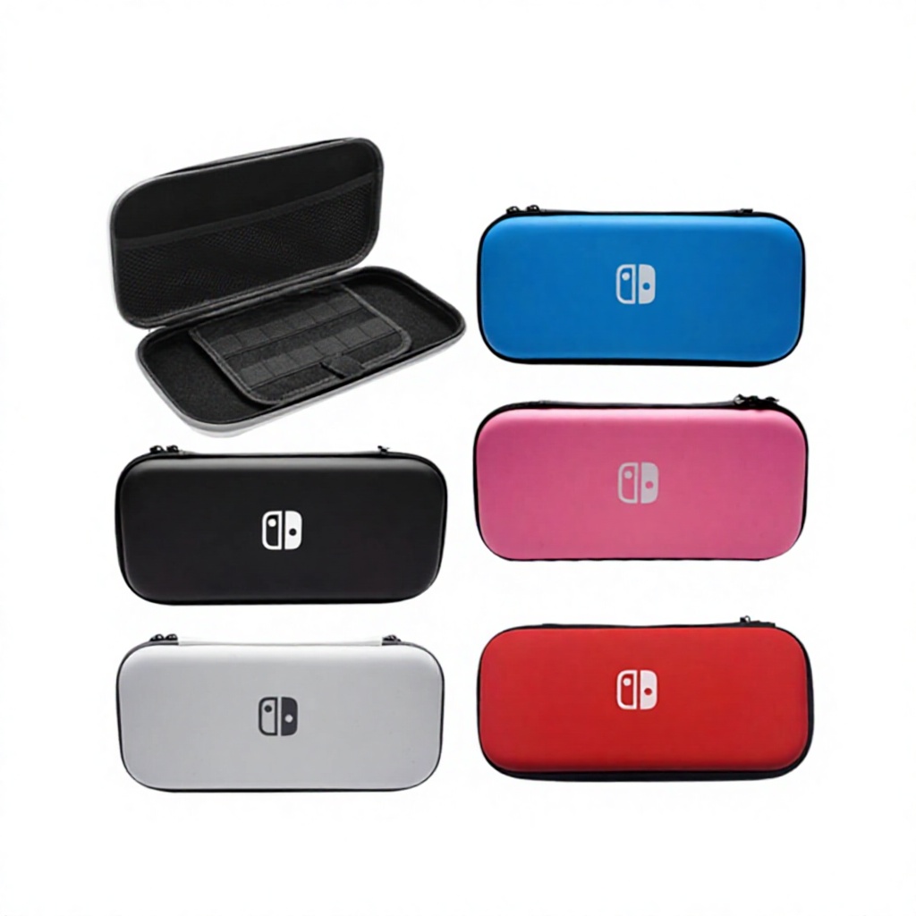 Fo Switch 2 Console Storage Bag & Protective Hard-Shell Case with for 2 Logo Polyurethane Material - Gallery Image 5