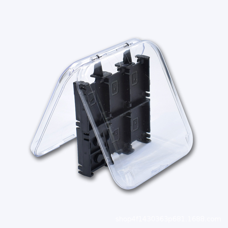 Storage Box for Nintendo OLED Switch Game Card Cases 12-in-1 for Switch 2 Transparent PC Case