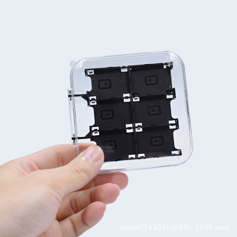 Storage Box for Nintendo OLED Switch Game Card Cases 12-in-1 for Switch 2 Transparent PC Case - Gallery Image 7