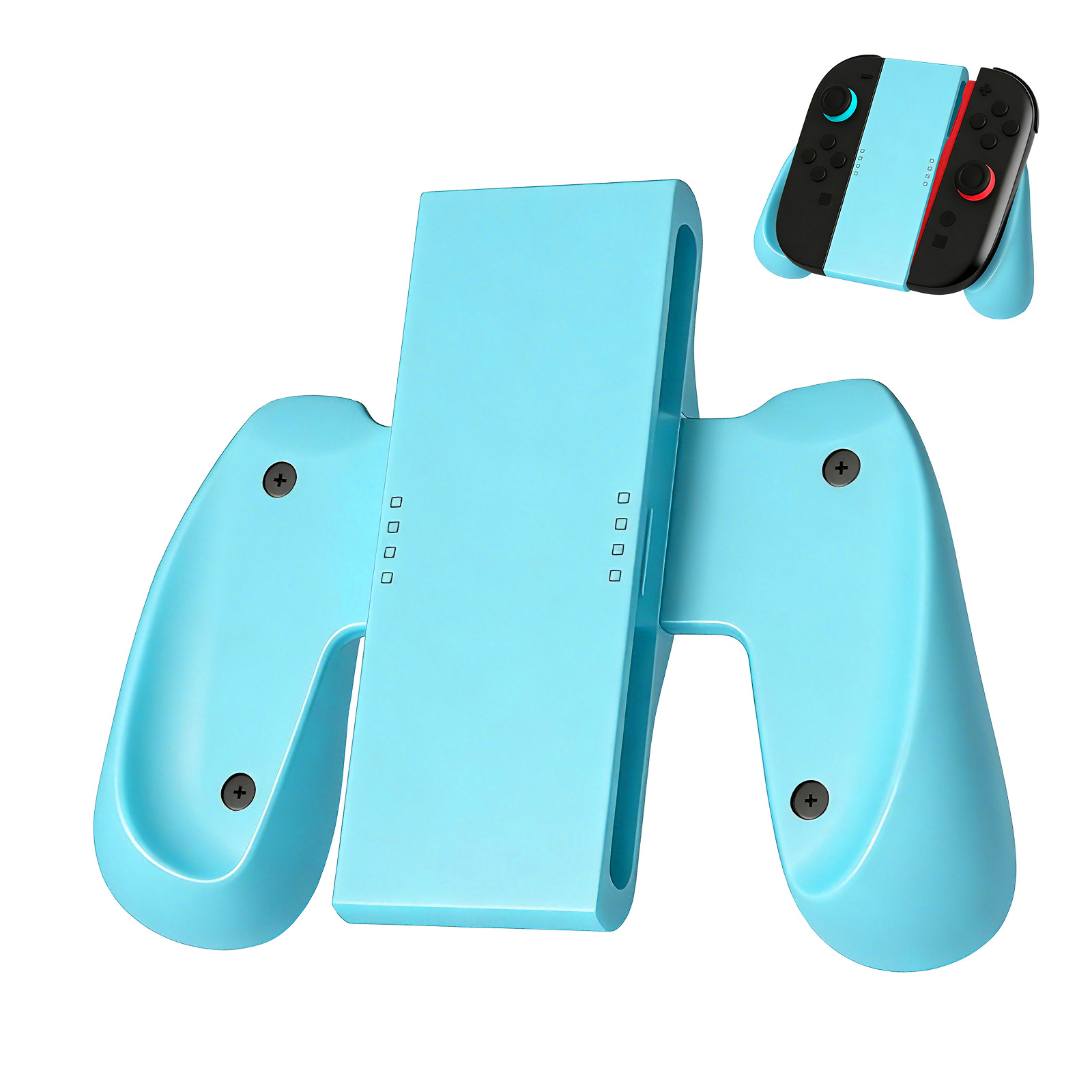 Ergonomically Designed Game Grip for Switch 2 with Integrated Stand for Switch Joycon Handle ABS Material Color Box Packaging