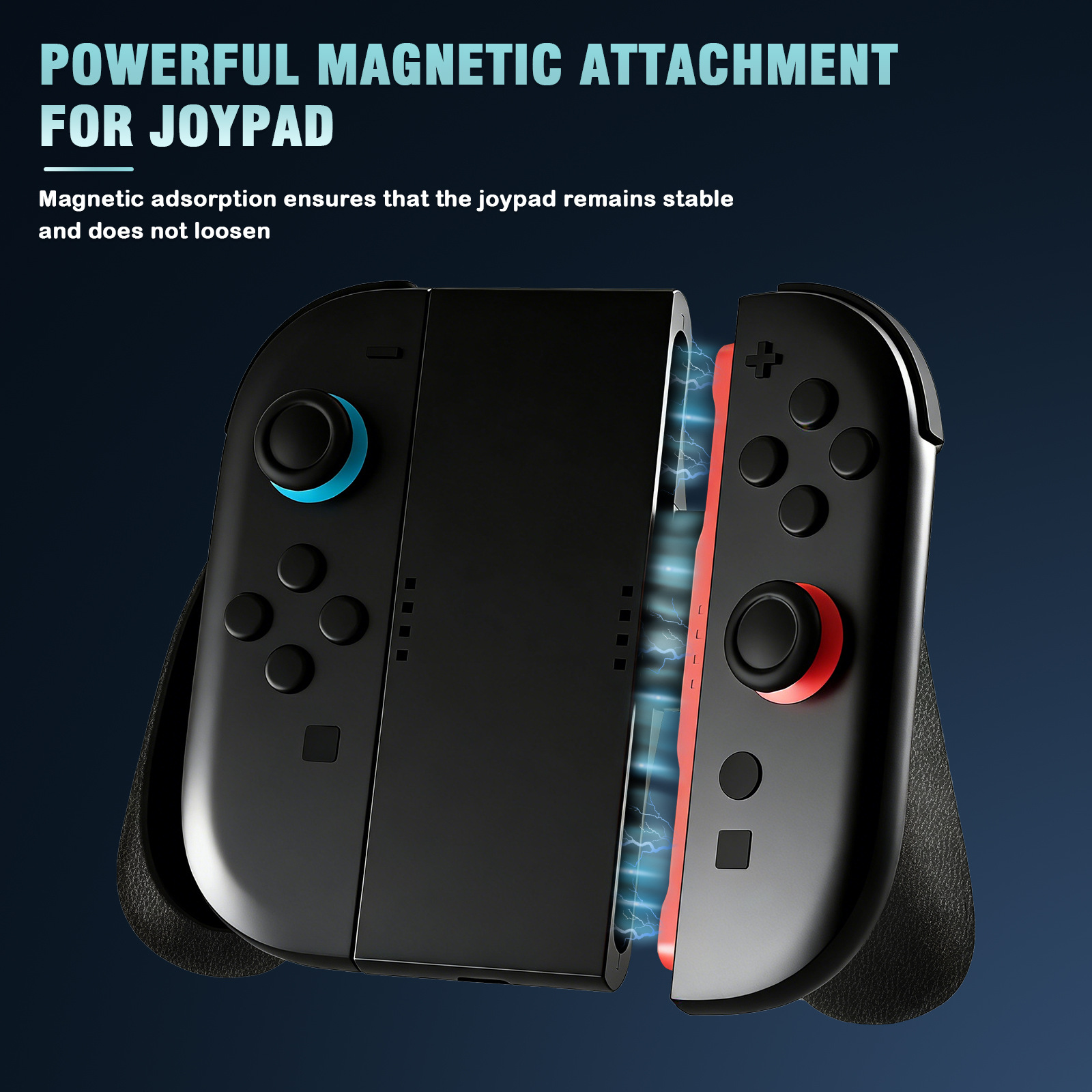 Ergonomically Designed Game Grip for Switch 2 with Integrated Stand for Switch Joycon Handle ABS Material Color Box Packaging - Gallery Image 6