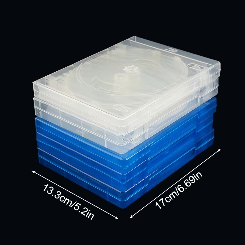 Wholesale CD DVD Game 1 or 2 Disc Blue Clear Case PS5 Replacement Disc Storage Packaging Box - Gallery Image 2