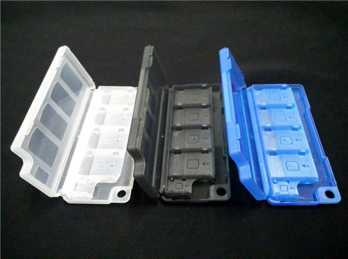For for Game Cartridge & Memory Card Protective Case ABS Material 8-in-1 Card Holder Bagged Packaging - Gallery Image 3