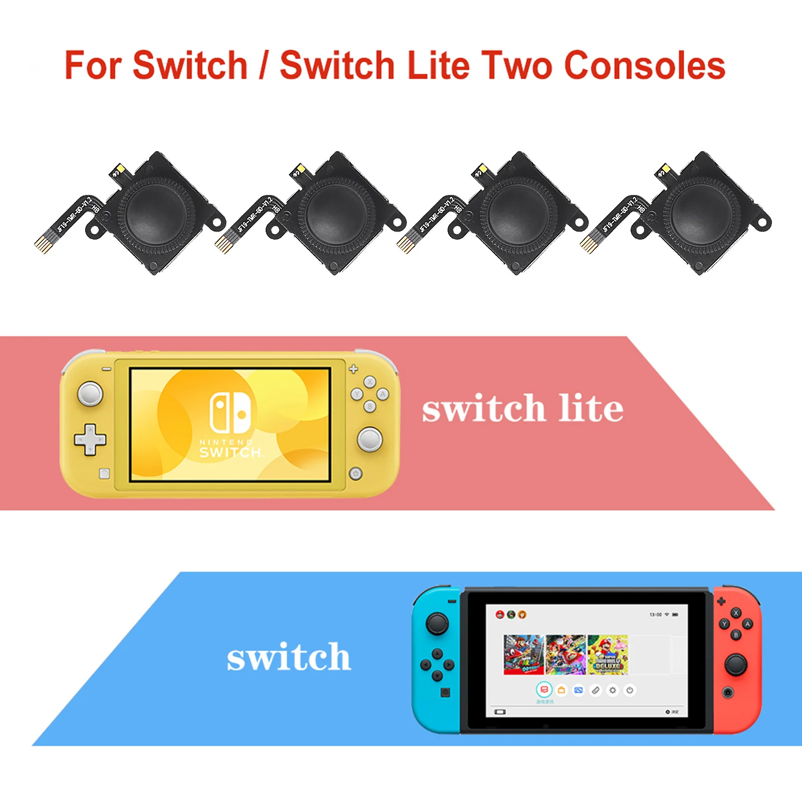 Switch Joysticks Replacement Updated Anti-Drift TMR Electromagnetic Joystick For Switch LCD/OLED Joy Con & Switch Lite - Gallery Image 3