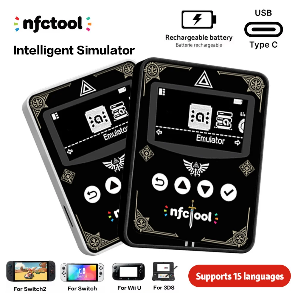 NFC Emulator Support 15 Languages Easy Button Store NFC Data Rechargeable for NS NS2 3DS WII U - Gallery Image 3