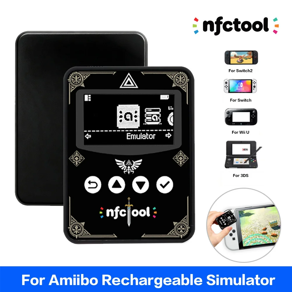 NFC Emulator Support 15 Languages Easy Button Store NFC Data Rechargeable for NS NS2 3DS WII U - Gallery Image 4