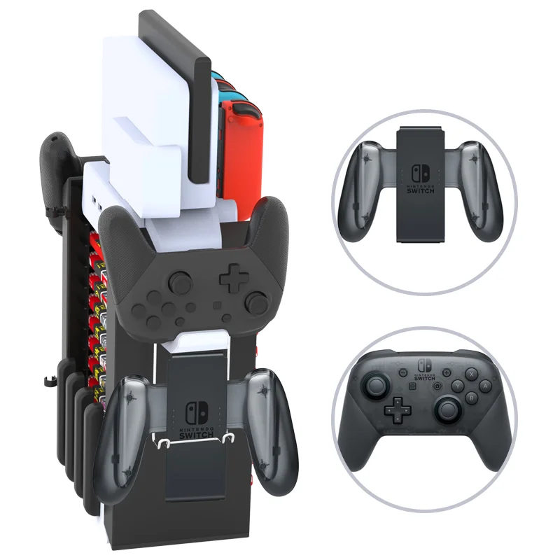 Video Game Storage Holder Pro Controller Charger for Nintendo OLED Joycon Accessories - Gallery Image 5