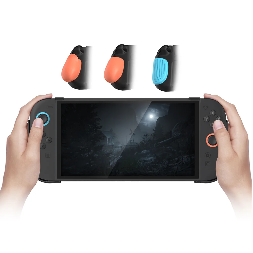 Dockable Case Protective Case with Switchable Ergonomic Grips Hard Shell for Switch 2 Console - Gallery Image 3